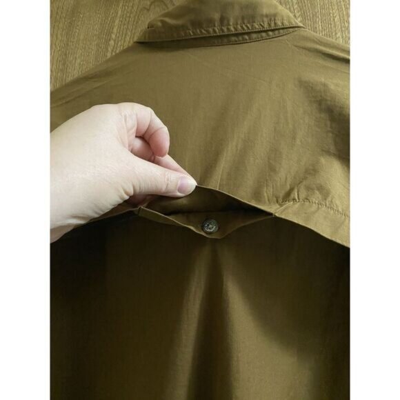 BERETTA Brown Button Up Long Sleeve Shirt Vented Field Hunting Shooting Mens M - Picture 11 of 12